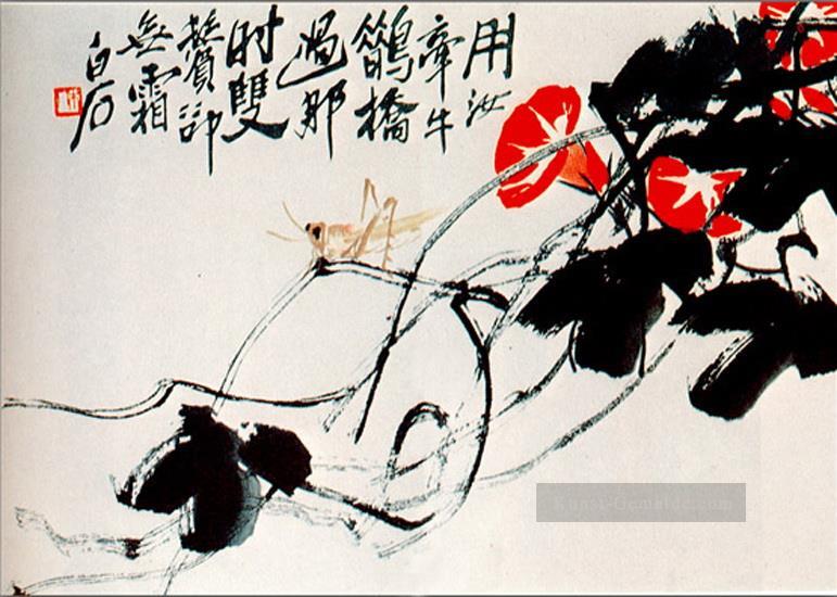 Qi Baishi Bindekraut Dodder Chinesische Malerei Ölgemälde